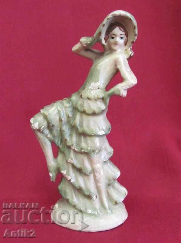 30s Ceramic Figure Woman