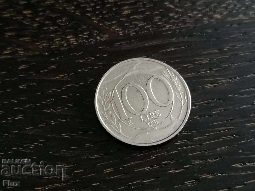 Coin - Italy - 100 pounds 1993
