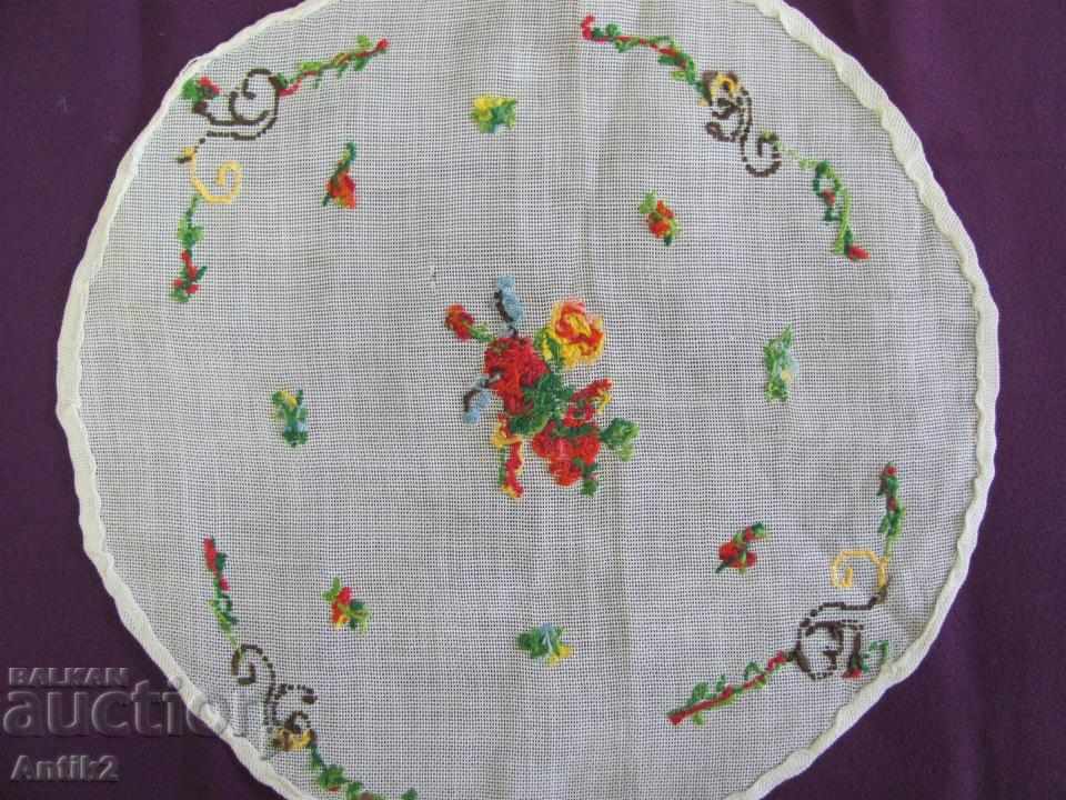 Old Hand Embroidery 2 Pieces Boxes Motives - 5 Old Hand Embroidery 2 Pieces Boxes Motives - 5