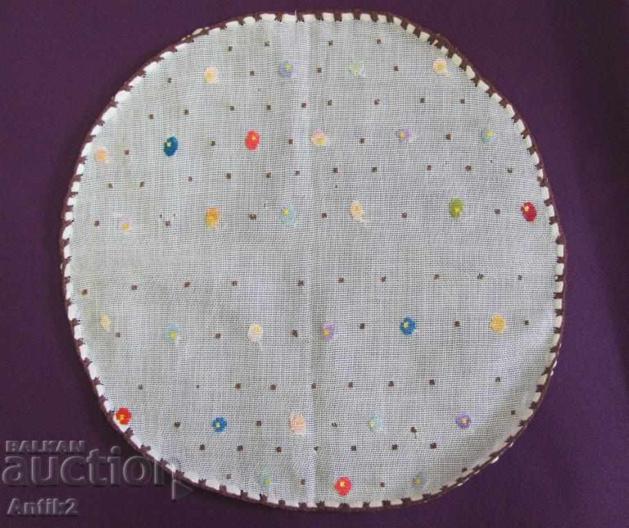 Old Hand Embroidery 2 Pieces Boxes Motives - 6 Old Hand Embroidery 2 Pieces Boxes Motives - 6