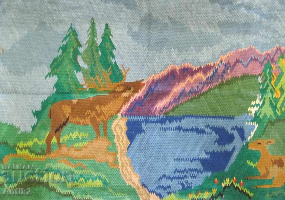 Old Hand Embroidery Big Tapestry, Covir with price 130.00 BGN | € 66.47 Old Hand Embroidery Big Tapestry, Covir with price 130.00 BGN | € 66.47