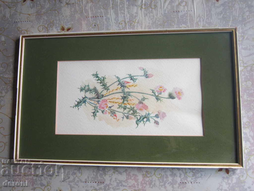 Old painted picture signed - 6 Old painted picture signed - 6