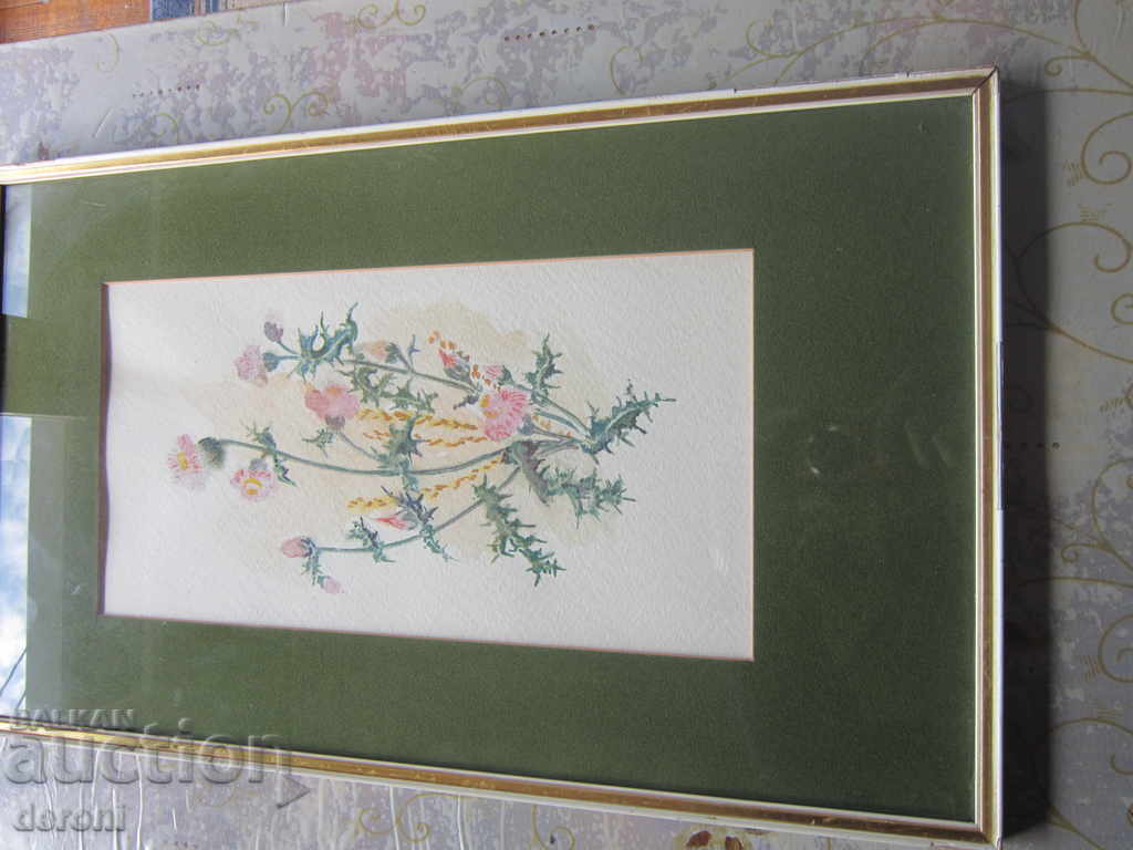 Old painted picture signed - 7 Old painted picture signed - 7