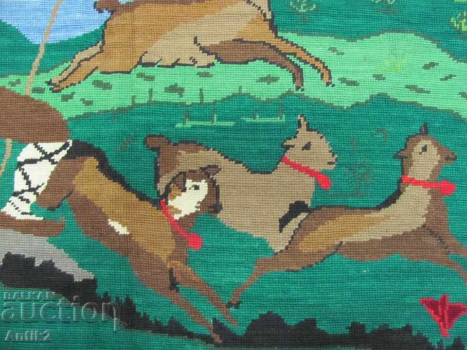 Old Hand Embroidery Big Tapestry, Covir - 7 Old Hand Embroidery Big Tapestry, Covir - 7