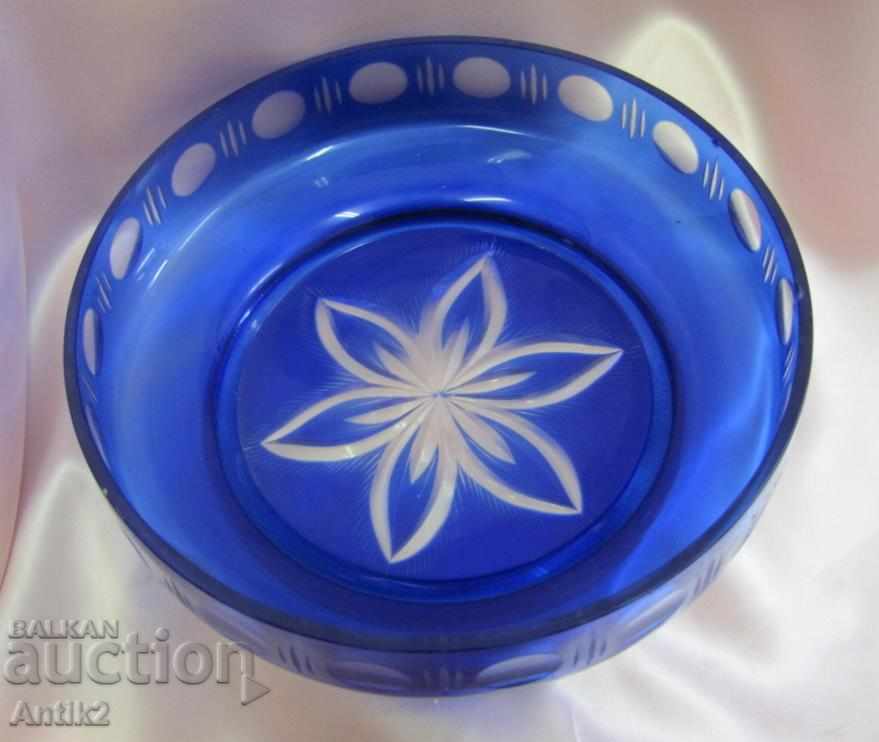 Auction Old Bohemia Crystal Glass Cup Auction Old Bohemia Crystal Glass Cup