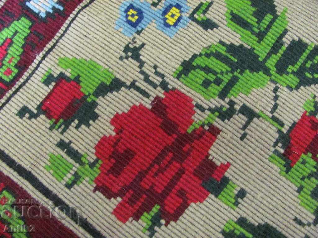 Delivery of 19th Century Hand Embroidered Carpet, Covior Delivery of 19th Century Hand Embroidered Carpet, Covior