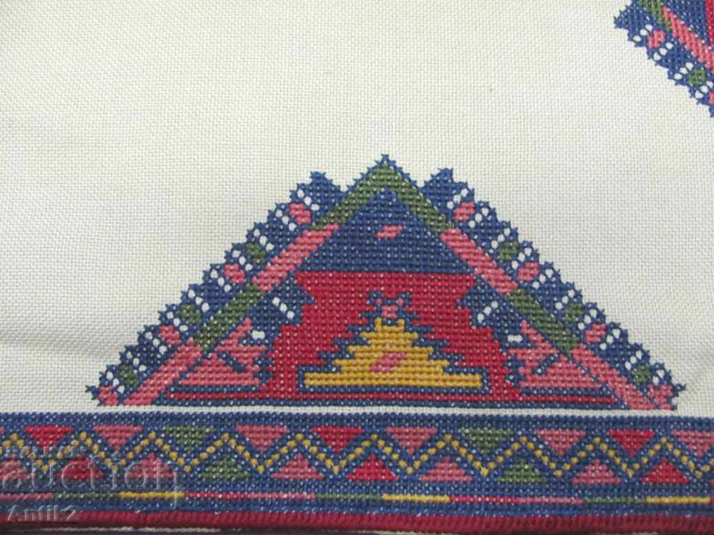 Delivery of Old Hand Embroidered Tablecloth, Box Delivery of Old Hand Embroidered Tablecloth, Box