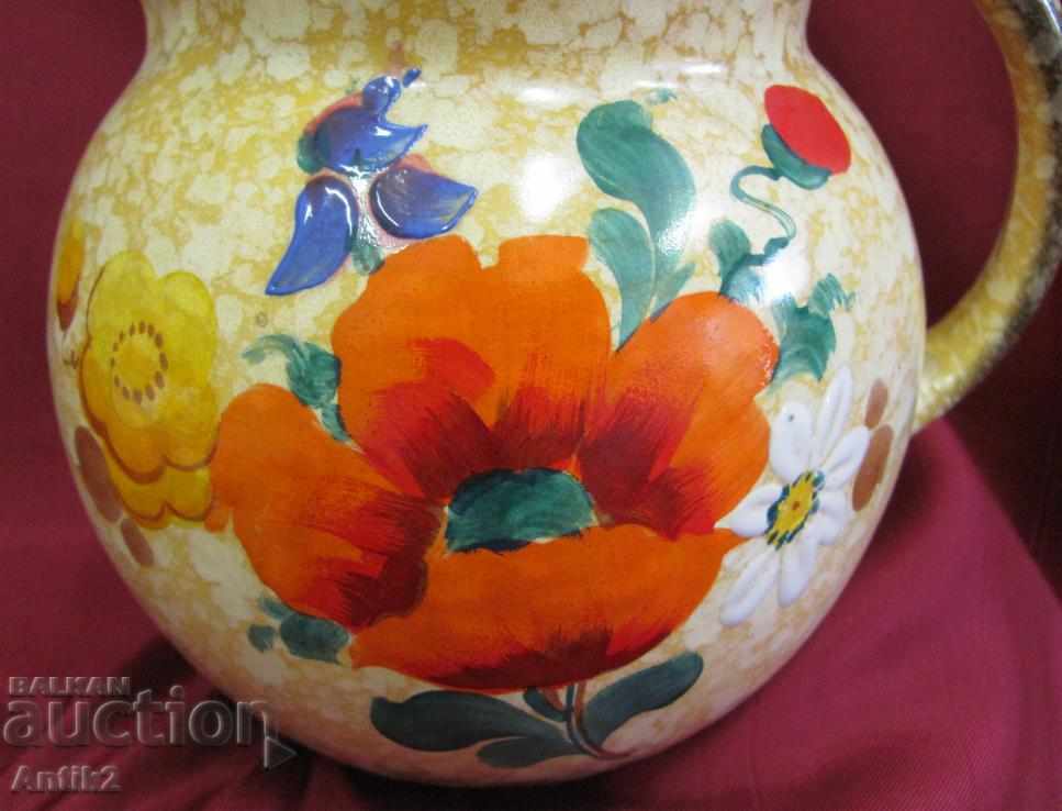 Delivery of Old Loss Porcelain Hand Drawn Kettle DITMAR-A-G Delivery of Old Loss Porcelain Hand Drawn Kettle DITMAR-A-G