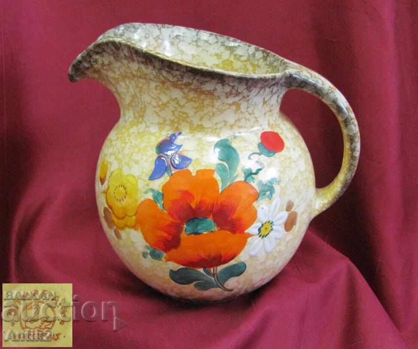 Old Loss Porcelain Hand Drawn Kettle DITMAR-A-G
