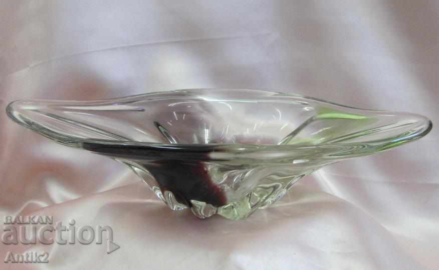 Auction Old Murano Crystal Glass Very Big Cup, Fruity Auction Old Murano Crystal Glass Very Big Cup, Fruity