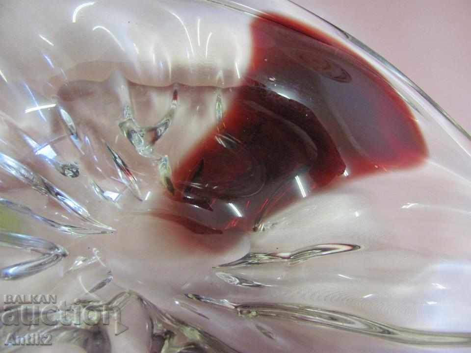 Delivery of Old Murano Crystal Glass Very Big Cup, Fruity Delivery of Old Murano Crystal Glass Very Big Cup, Fruity