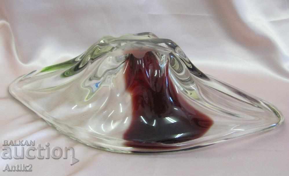 Old Murano Crystal Glass Very Big Cup, Fruity - 5 Old Murano Crystal Glass Very Big Cup, Fruity - 5