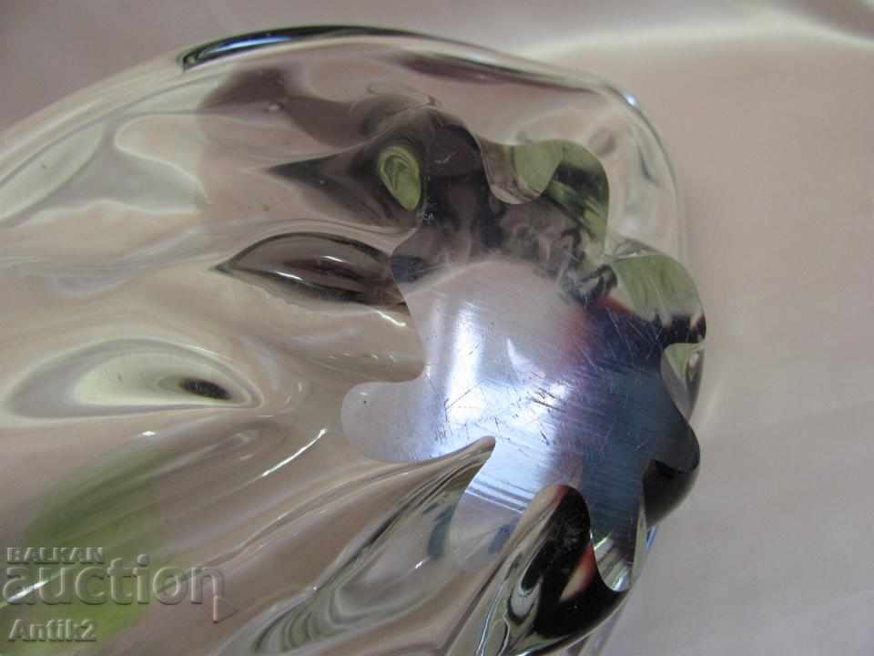 Old Murano Crystal Glass Very Big Cup, Fruity - 6 Old Murano Crystal Glass Very Big Cup, Fruity - 6