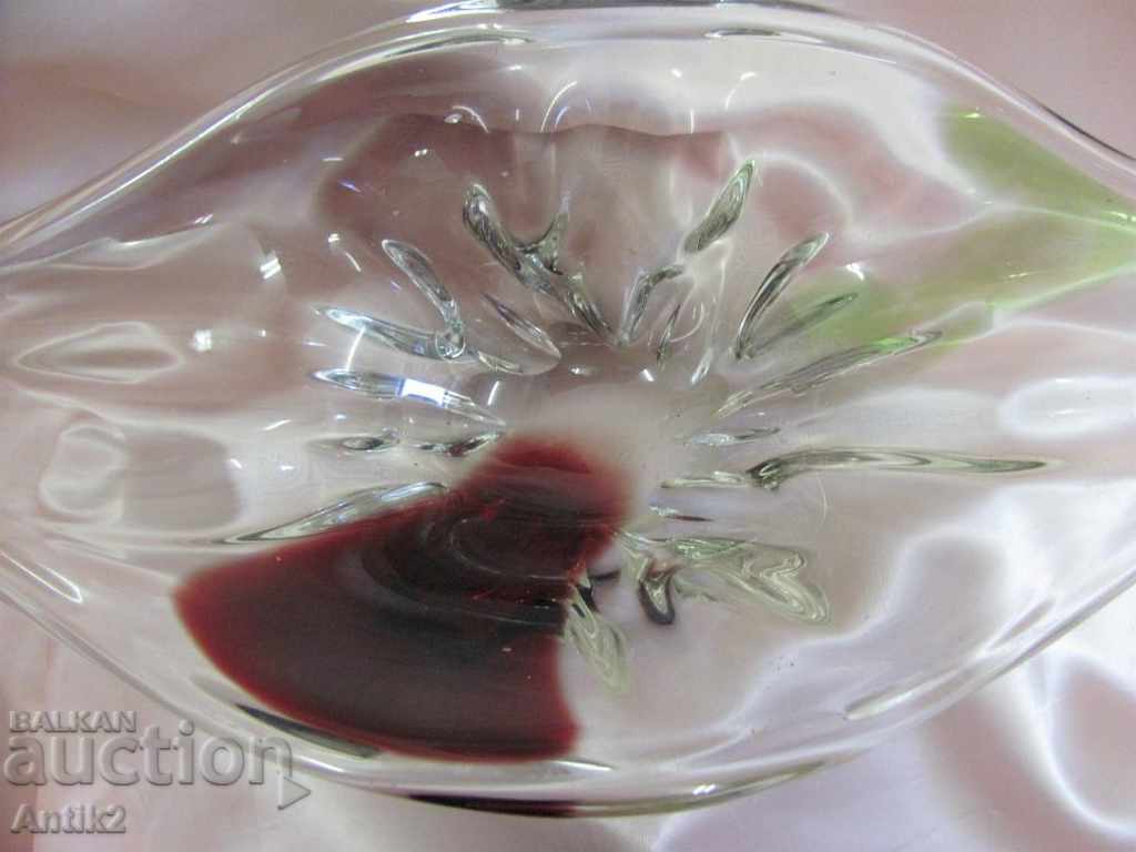 Old Murano Crystal Glass Very Big Cup, Fruity - 7 Old Murano Crystal Glass Very Big Cup, Fruity - 7