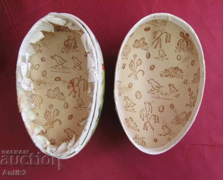 Old Easter Cardboard Box For Candy Eggs - 7