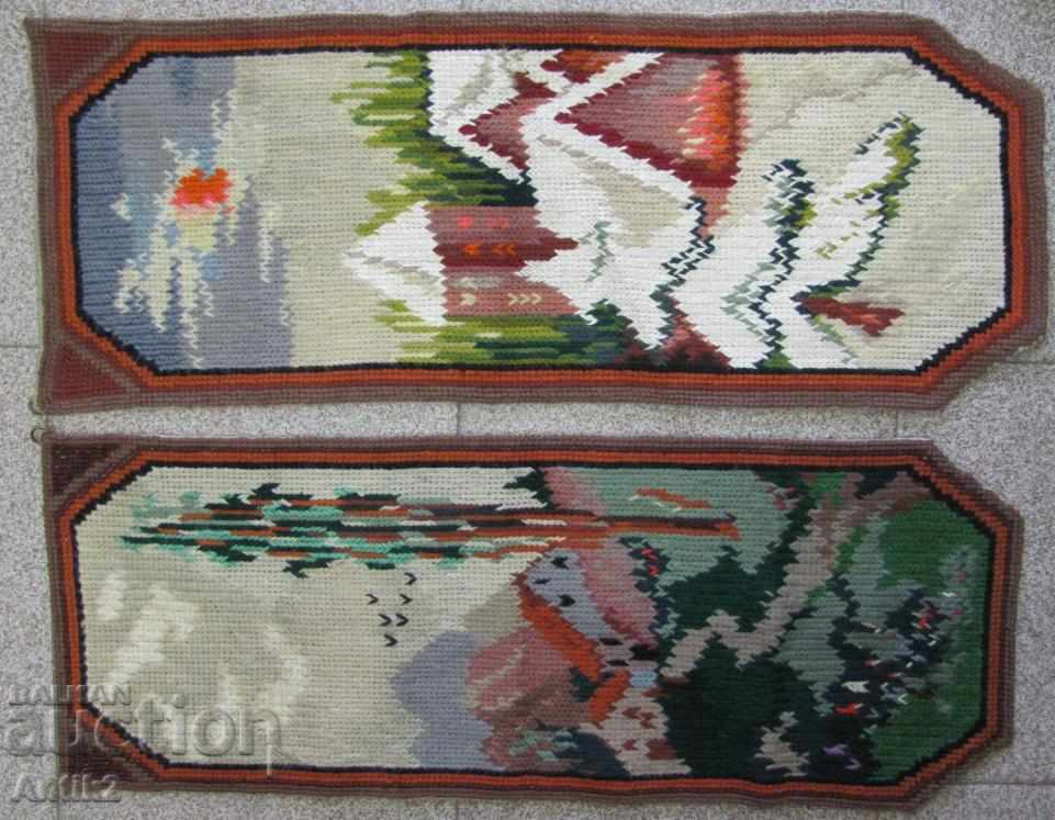 19th Century 2 pieces Hand Sewn Tapestries with price 70.00 BGN | € 35.79 19th Century 2 pieces Hand Sewn Tapestries with price 70.00 BGN | € 35.79