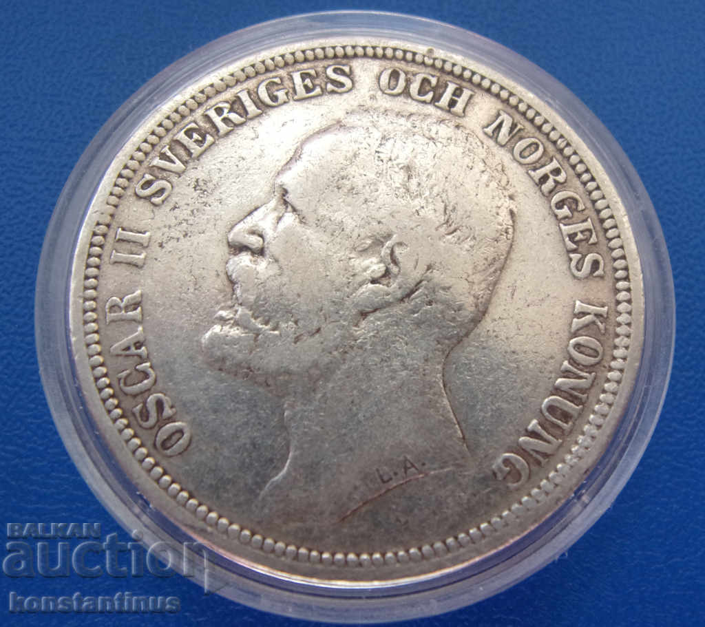 Suedia 2 Coroane 1890 Rare cu preț € 33.23 | 64.99 BGN Suedia 2 Coroane 1890 Rare cu preț € 33.23 | 64.99 BGN