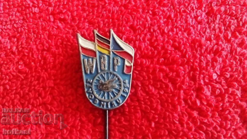 Auction Old Badge Warsaw Berlin Prague Peace Race 1954 Auction Old Badge Warsaw Berlin Prague Peace Race 1954