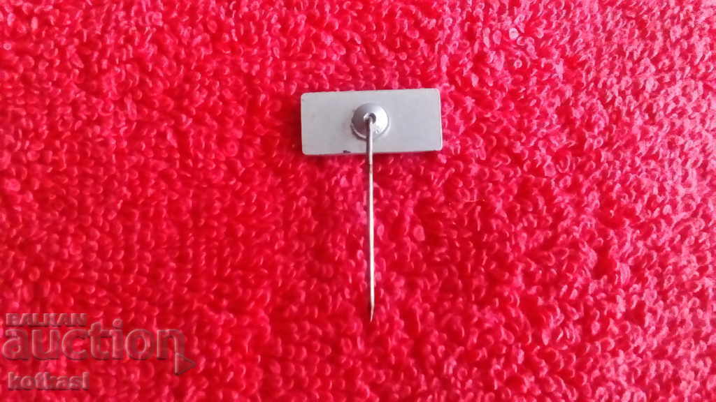 Auction Old metal pin badge Kompas style Auction Old metal pin badge Kompas style