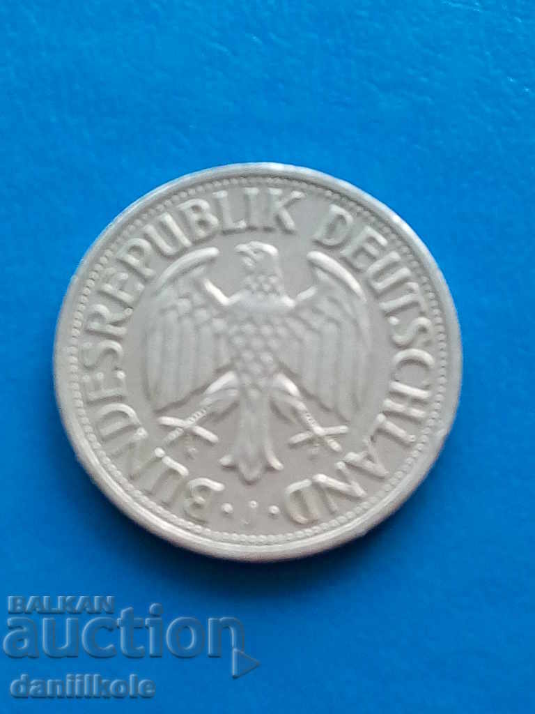 Аукцион *$*Y*$* ГЕРМАНИЯ ФРГ 1 МАРКА 1 MARK - 1962 J *$*Y*$* Аукцион *$*Y*$* ГЕРМАНИЯ ФРГ 1 МАРКА 1 MARK - 1962 J *$*Y*$*