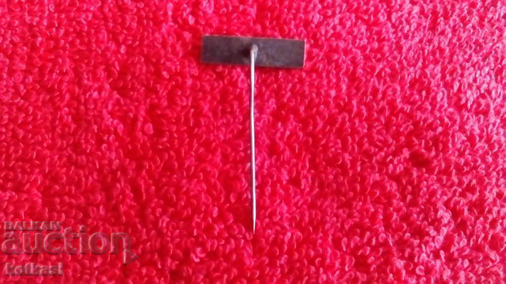 Auction Old GROMADA metal pin badge Auction Old GROMADA metal pin badge
