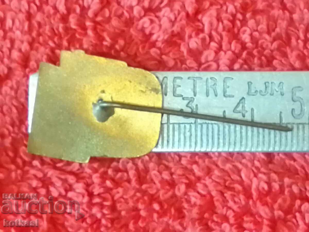 Old badge bronze pin enamel PERNIK 15 years old MZ LENIN excellent with price 21.00 BGN | € 10.74 Old badge bronze pin enamel PERNIK 15 years old MZ LENIN excellent with price 21.00 BGN | € 10.74