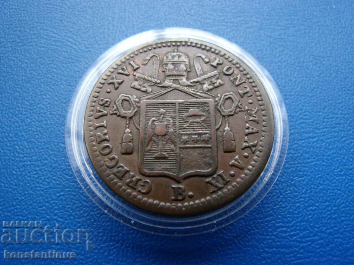Vatican ½ Baiocco 1839 Rar cu preț € 28.12 | 55.00 BGN Vatican ½ Baiocco 1839 Rar cu preț € 28.12 | 55.00 BGN