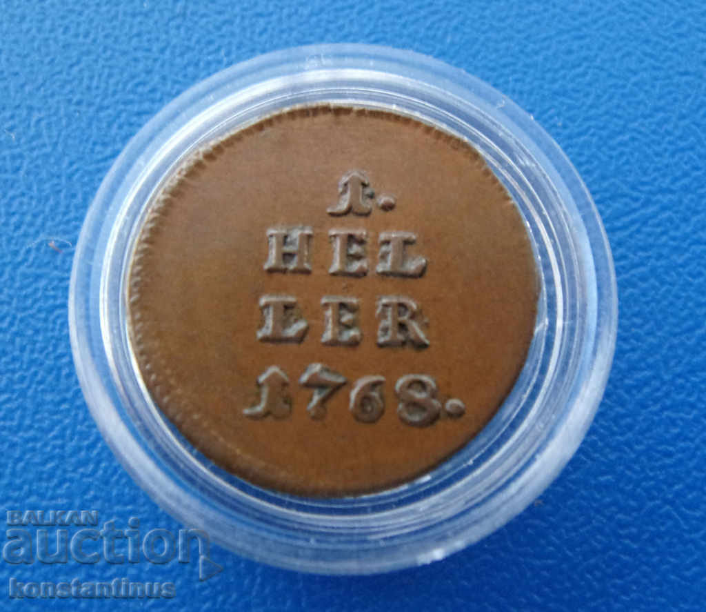 Αυστρία Joseph II 1764-1790 1 Heller 1768 Σπάνια