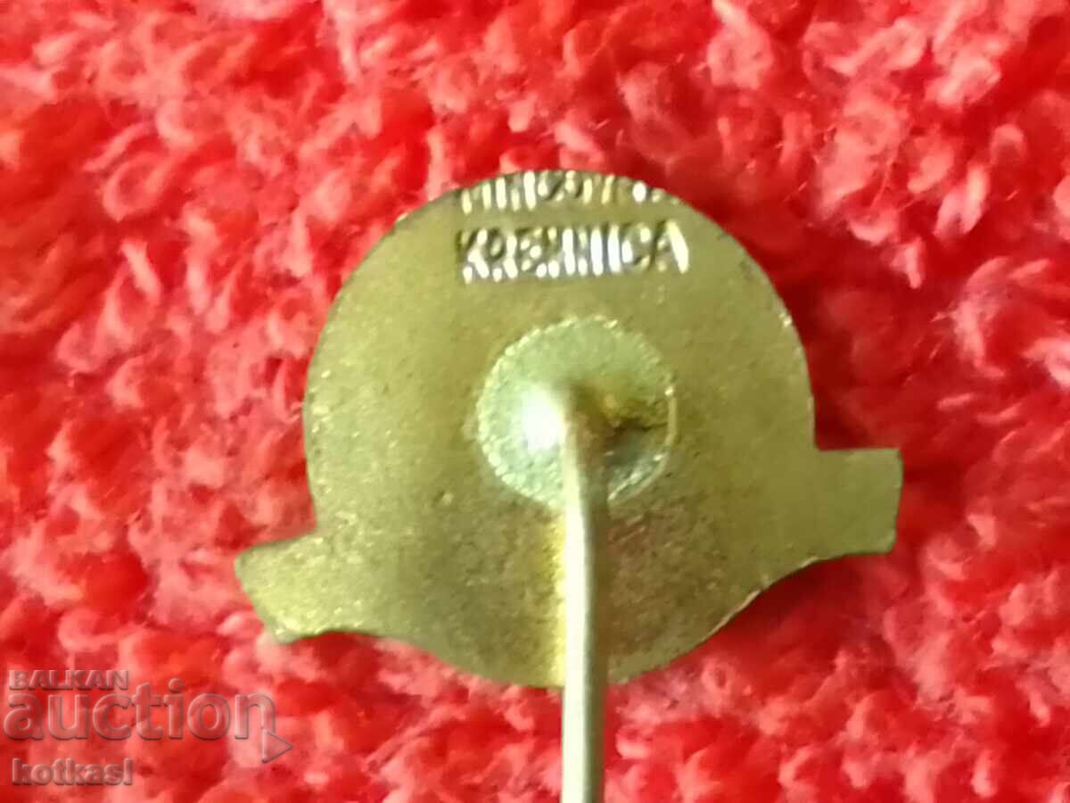 Auction Old metal bronze pin badge Tesla TESLA ORAVA marked Auction Old metal bronze pin badge Tesla TESLA ORAVA marked