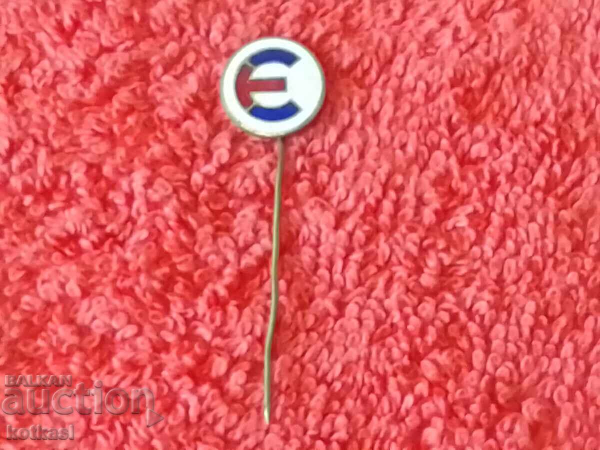 Auction Old Metal Bronze Pin Badge Enamel Electroimpex Auction Old Metal Bronze Pin Badge Enamel Electroimpex