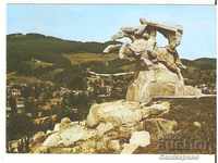 Carte poștală Bulgaria Koprivshtitsa Monumentul 2 al lui G.Benkovski *