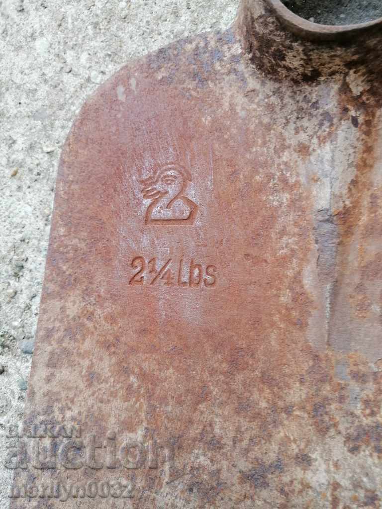 Auction Old Wrought Iron Hoe WW1 WWI Auction Old Wrought Iron Hoe WW1 WWI
