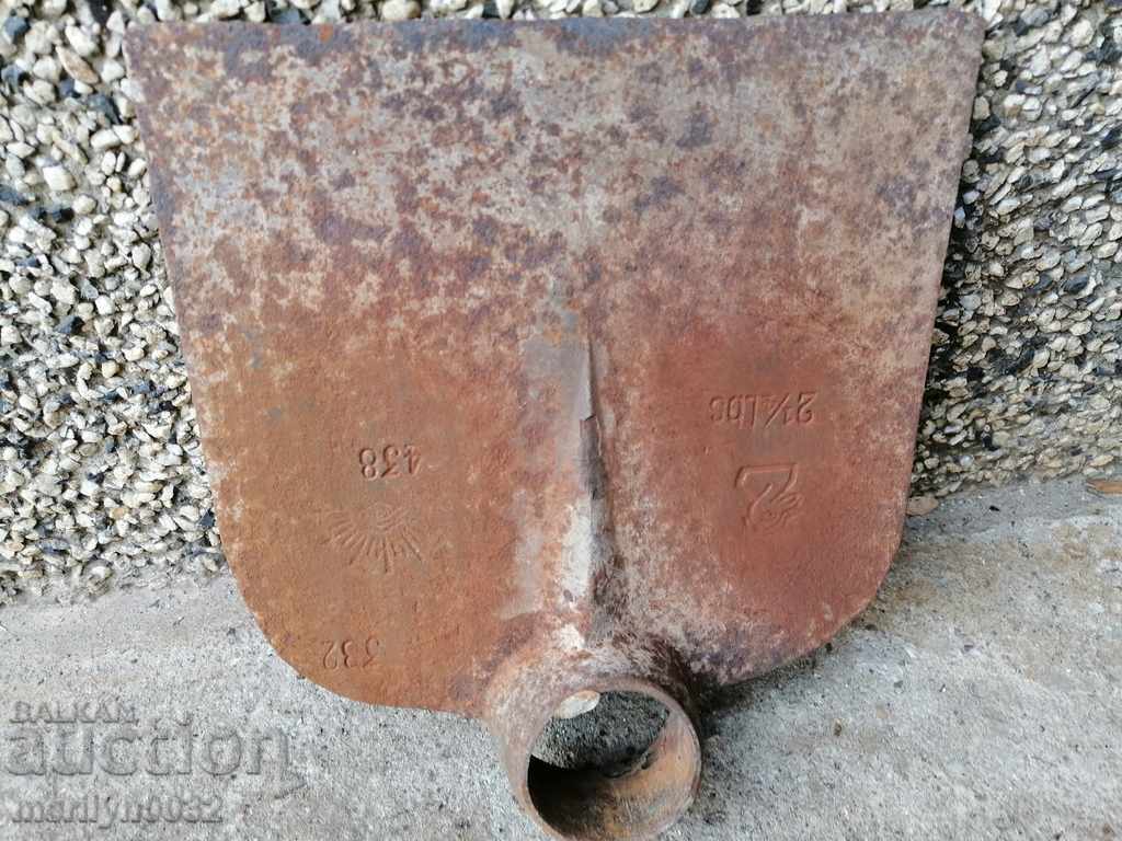 Old Wrought Iron Hoe WW1 WWI - 7 Old Wrought Iron Hoe WW1 WWI - 7