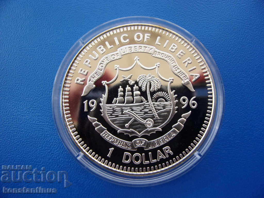 Liberia 1 Dolar 1996 UNC Rare cu preț € 12.78 | 25.00 BGN