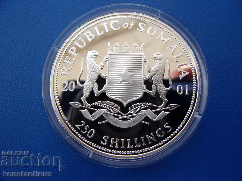 Somalia 250 Shilling 2001 PROOF UNC Rare cu preț € 33.23 | 64.99 BGN