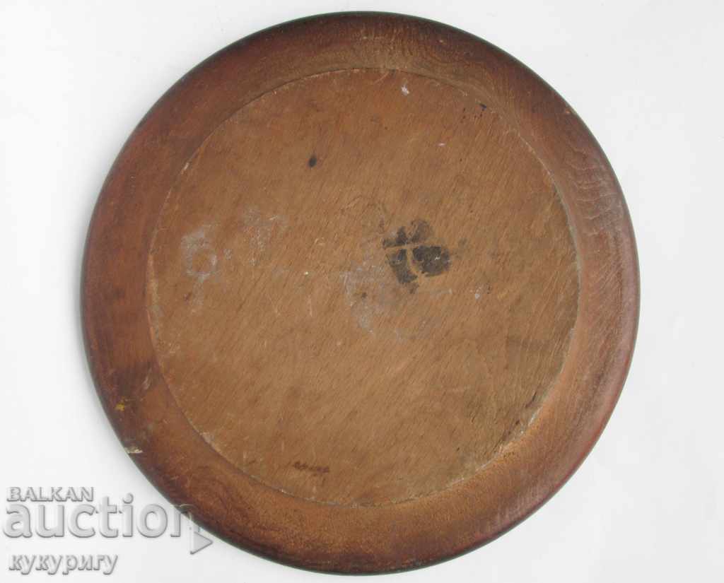 Old picture drawing landscape oil on wooden plate - 6 Old picture drawing landscape oil on wooden plate - 6