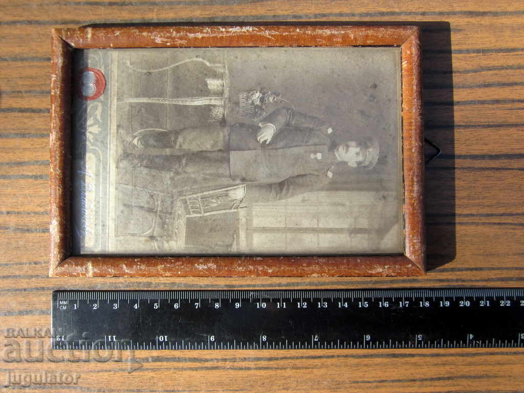 ΠΣΒ Βασίλειο Βουλγαρίας στρατιωτική φωτογραφία υπολοχαγός σταυρός ανδρείας - 7