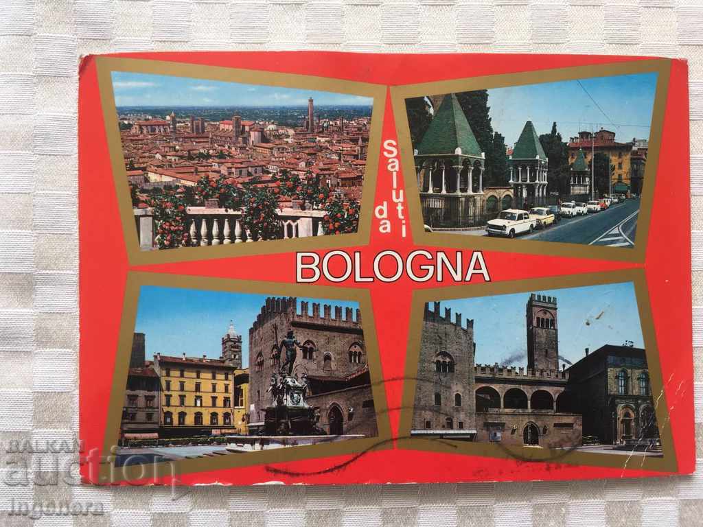 CARTE POȘTALĂ BOLOGNA ITALIA-1982 CARTE POȘTALĂ BOLOGNA ITALIA-1982