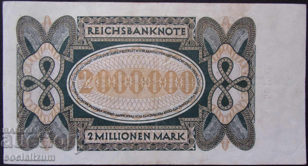Germania 2.000.000 Mark 1923 Rare cu preț € 28.12 | 55.00 BGN