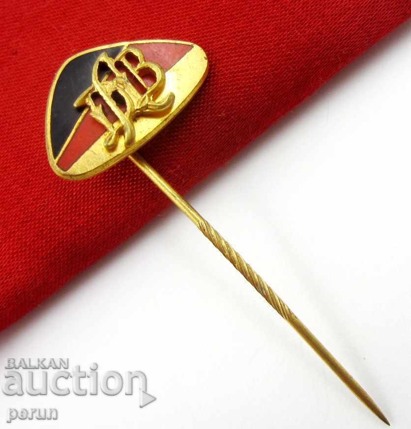 Auction  German Rugby Federation - Old Sports Badge - Enamel