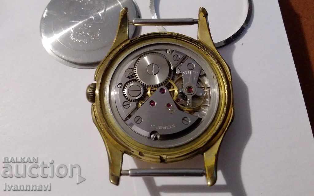 Rare clock gilded working anniversary - 5 Rare clock gilded working anniversary - 5