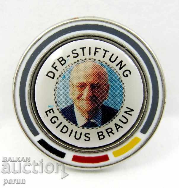 Boss German Football Association-Football Badge-Egidius Braun