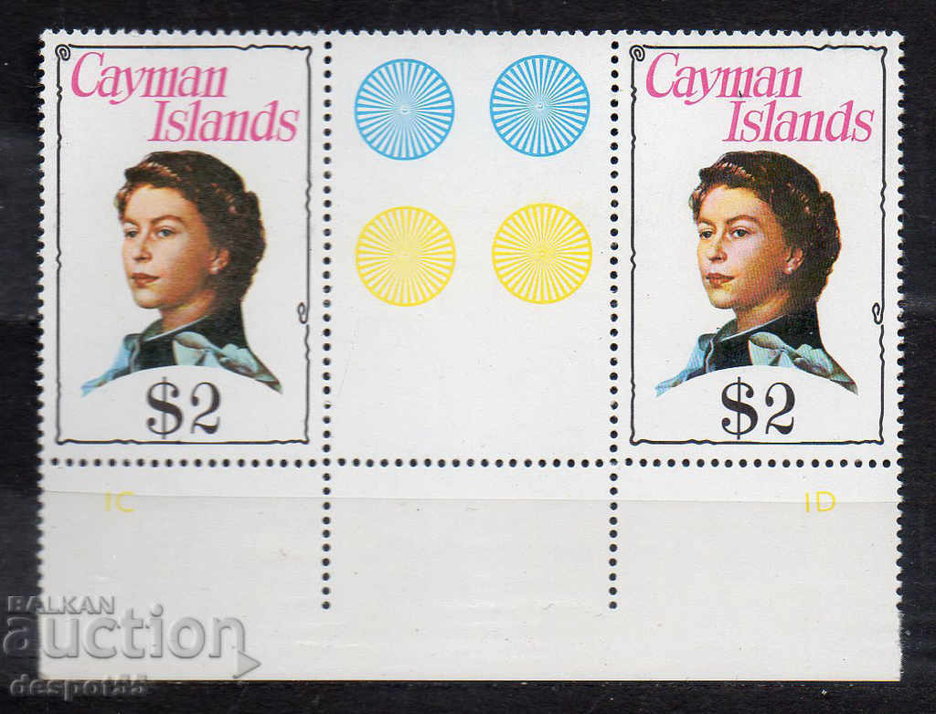 1976. Insulele Cayman. Regina Elisabeta a II-a.