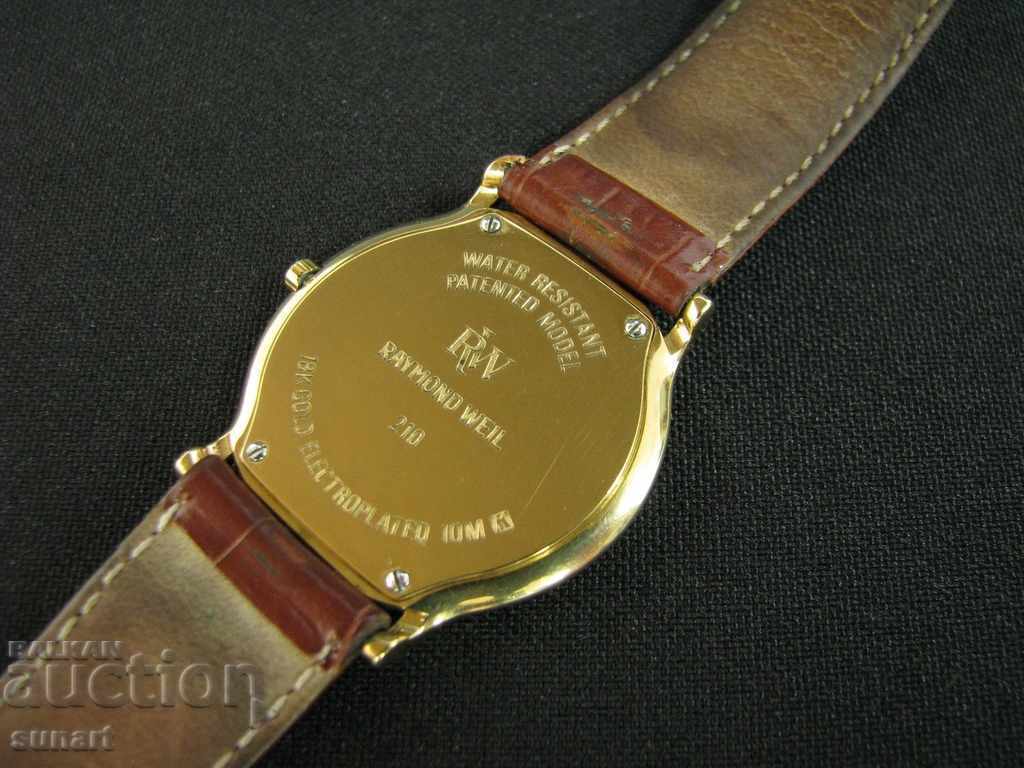 Auction  GOLD 18K WATCH RAYMOND WEIL 32.1mm RAYMOND WEIL