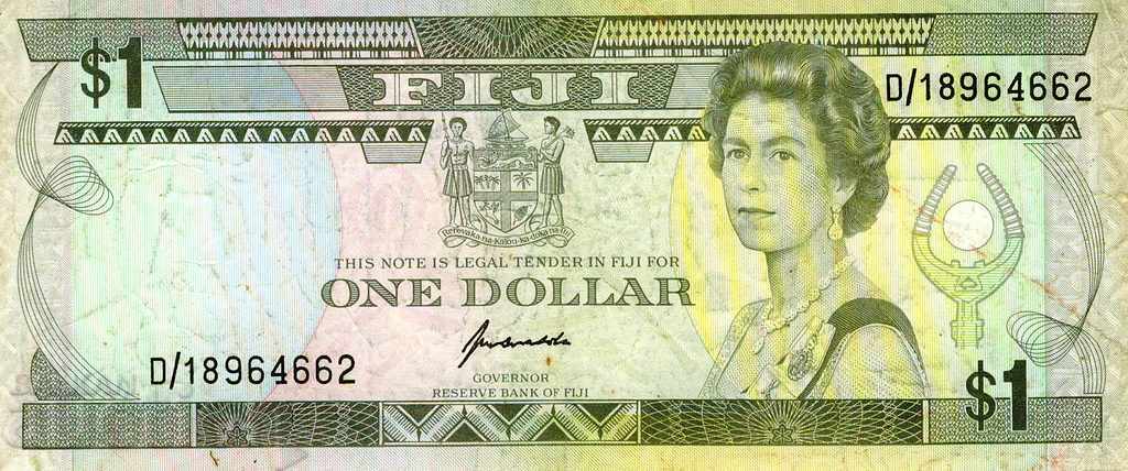 $ 1 Fiji 1987