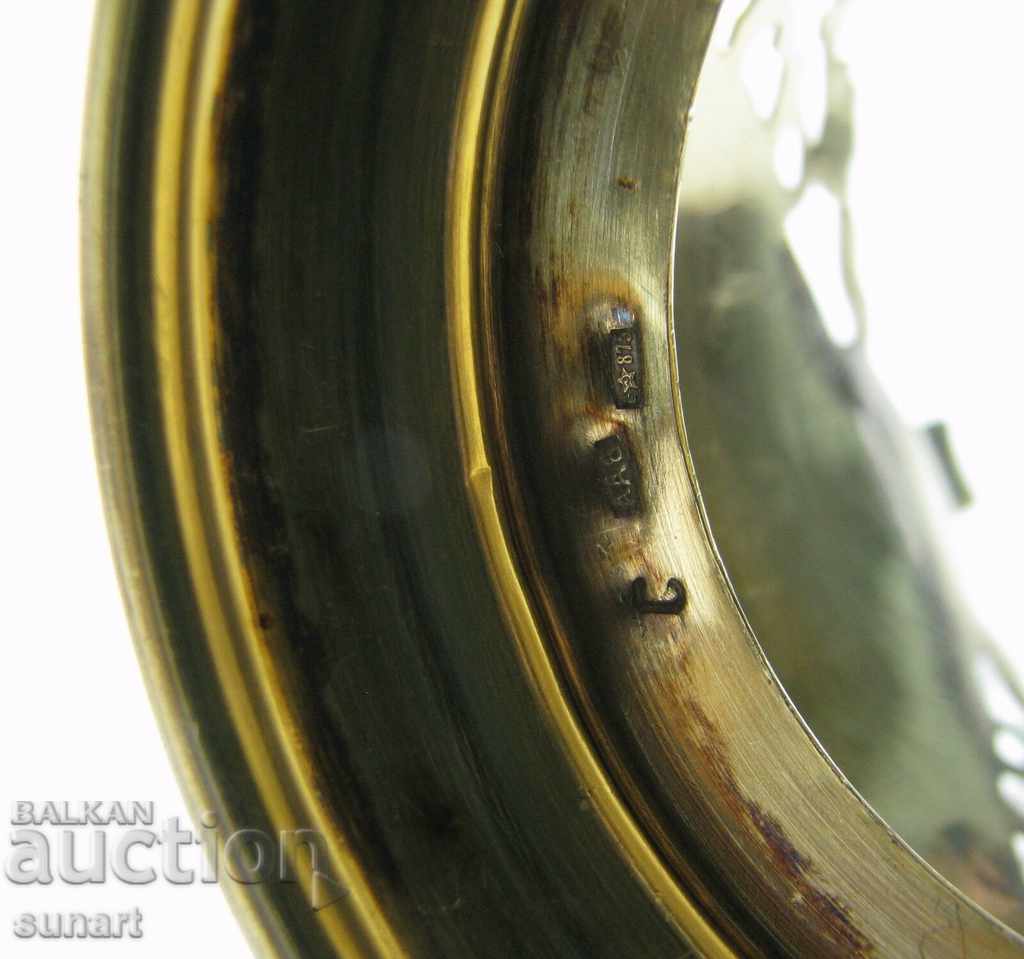 RARE SILVER RUSSIAN STOCK 875 NIELD GOLD WITH STAGE - 5 RARE SILVER RUSSIAN STOCK 875 NIELD GOLD WITH STAGE - 5