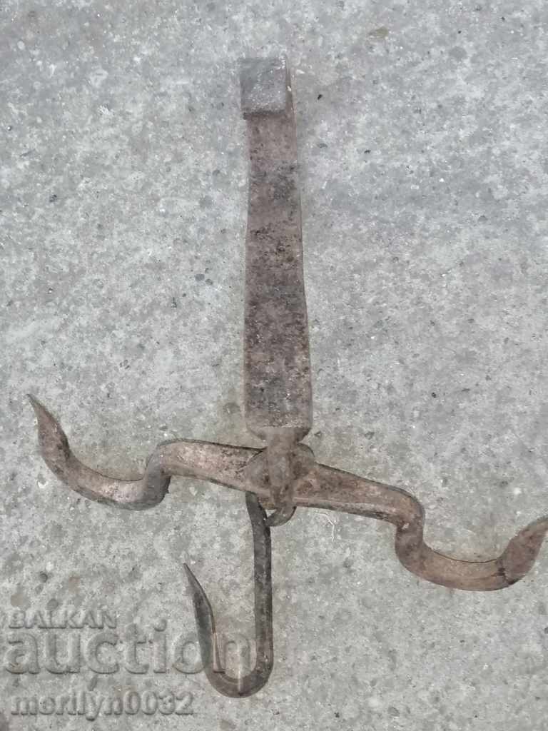 Wrought butcher's hook, hook, wrought iron - 5 Wrought butcher's hook, hook, wrought iron - 5