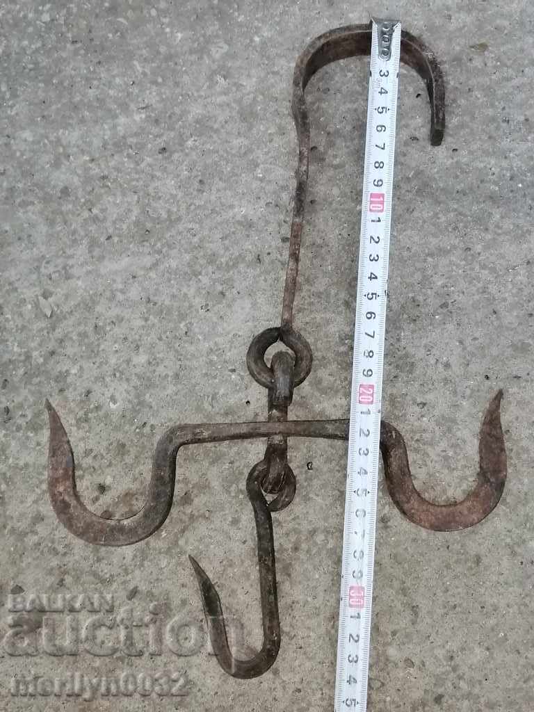 Wrought butcher's hook, hook, wrought iron - 6 Wrought butcher's hook, hook, wrought iron - 6