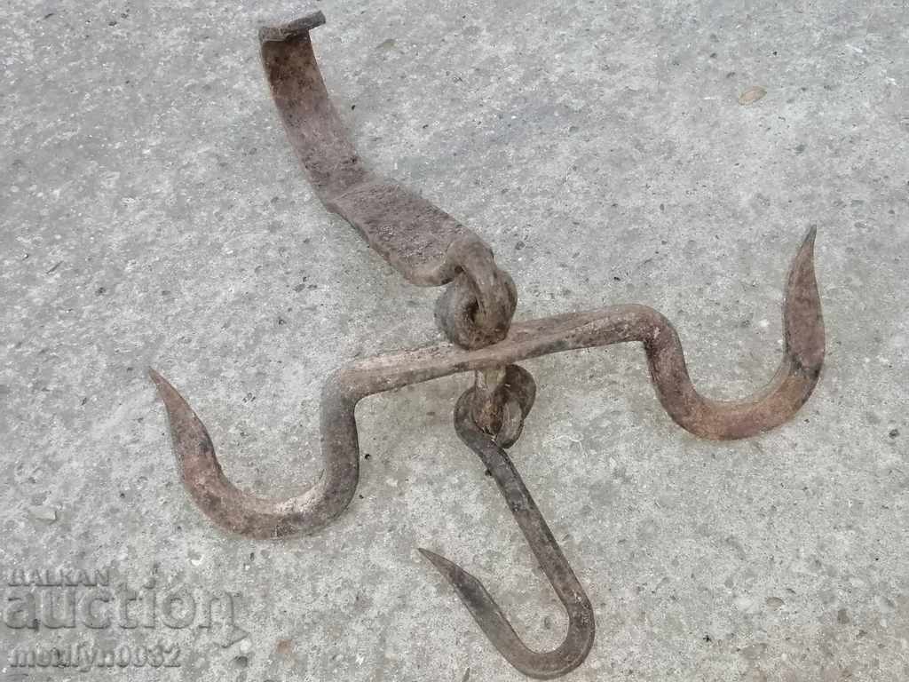Wrought butcher's hook, hook, wrought iron - 7 Wrought butcher's hook, hook, wrought iron - 7