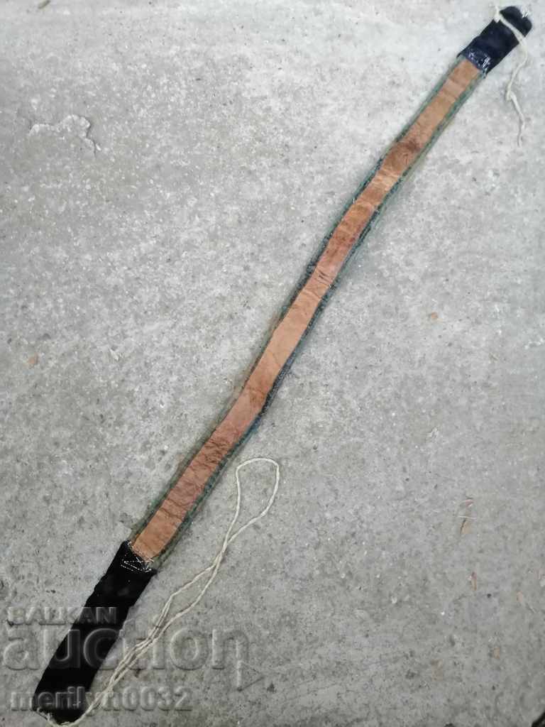 Cureaua brodata vintage tricotata manual pentru costum de centura pafty - 5